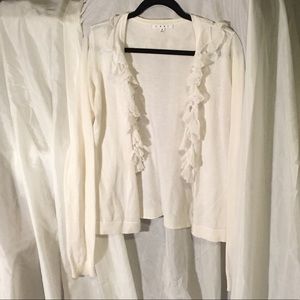 Cabi cardigan size small with lace